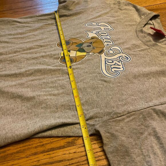 full send rona szn teddy bear grey graphic tee shirt size large - Picture 2 of 6